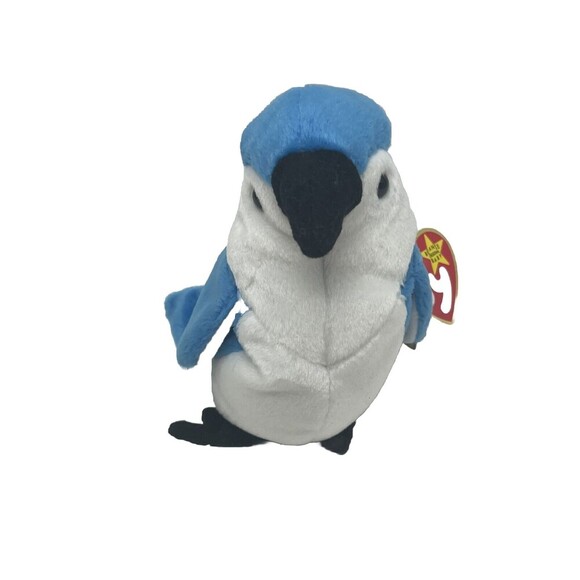 1997/1998 RARE Ty Rocket The Blue Jay Beanie Baby - Picture 2 of 12